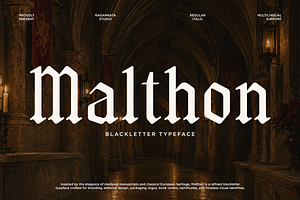 Malthon - Medieval Blackletter Font
