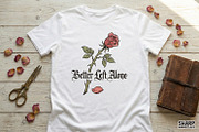 Better Left Alone PNG, Gothic Rose, an Illustration by SharpMarketplace (Thumbnail 3 of 4)