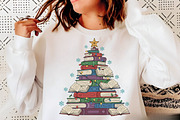 Books Christmas Tree Teacher PNG, an Illustration by Libby Wishes (Thumbnail 5 of 6)