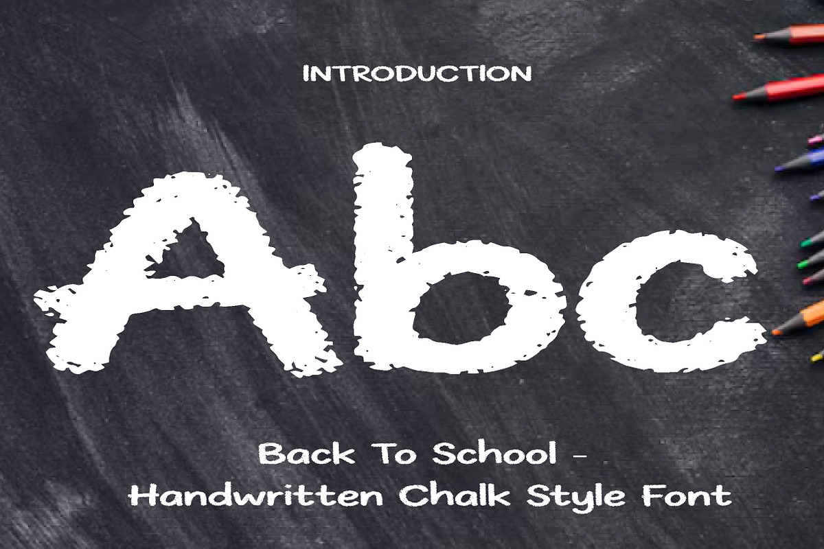 Back To School, a Handwritten Font by Wow Magic (Photo 2 of 3)