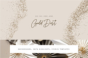 76 Gold shiny backgrounds & add-ons, a Texture Graphic by Anna Sokol (Thumbnail 11 of 11)