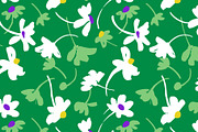 Simple daisies. Vector set 4 prints., a Pattern Graphic by GALAKAM (Thumbnail 2 of 6)