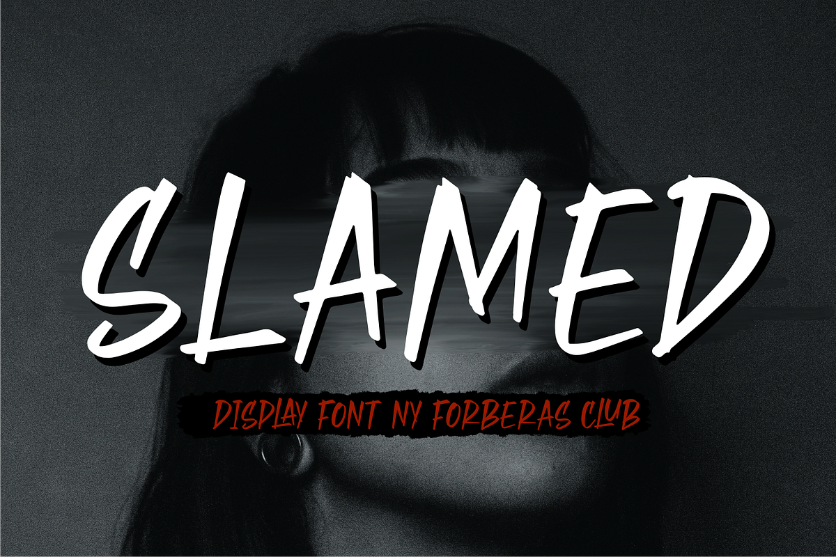 Slamed, a Handwritten Font by Forberas Club (Photo 1 of 7)