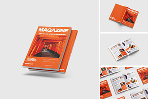 Magazine Mockup, a Print Template by Difa Design
