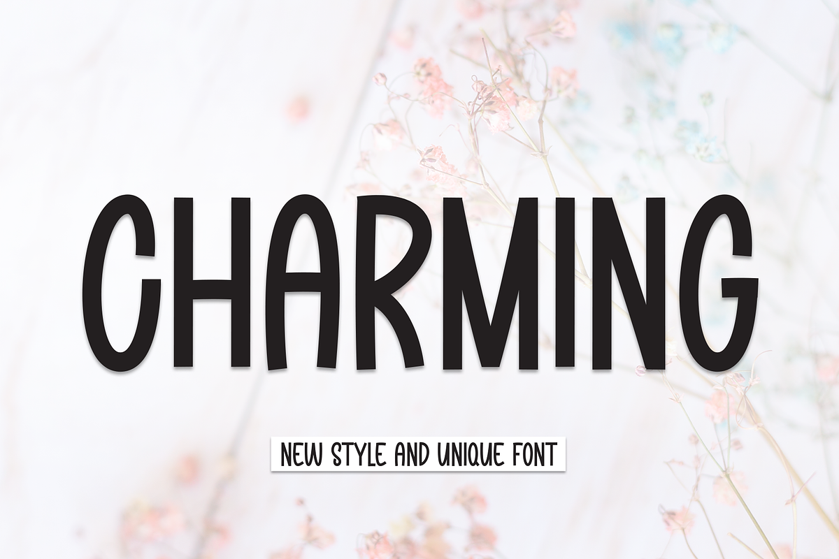 Charming | Script Font, a Script Font by Scratchones (Photo 1 of 8)