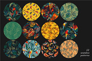 Jungle patterns & elements, a Pattern Graphic by Nadia Grapes (Thumbnail 3 of 6)