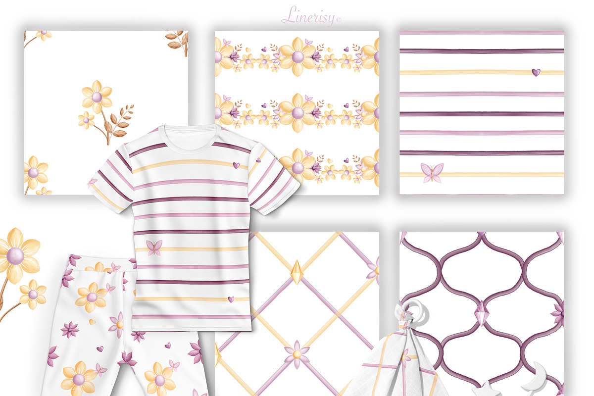 Spring-baby illustration & patterns, an Animal Illustration by Linerisyart (Photo 7 of 16)