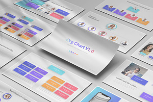 Organizational Chart Keynote, a Presentation Template by Pixslides
