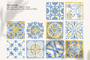 Italian Style Tile - Watercolor set, a Decorative Illustration by Jenny Quince (Thumbnail 8 of 10)