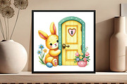 Easter Bunny Sublimation Clipart, an Illustration by DreamCafeArt (Thumbnail 5 of 5)