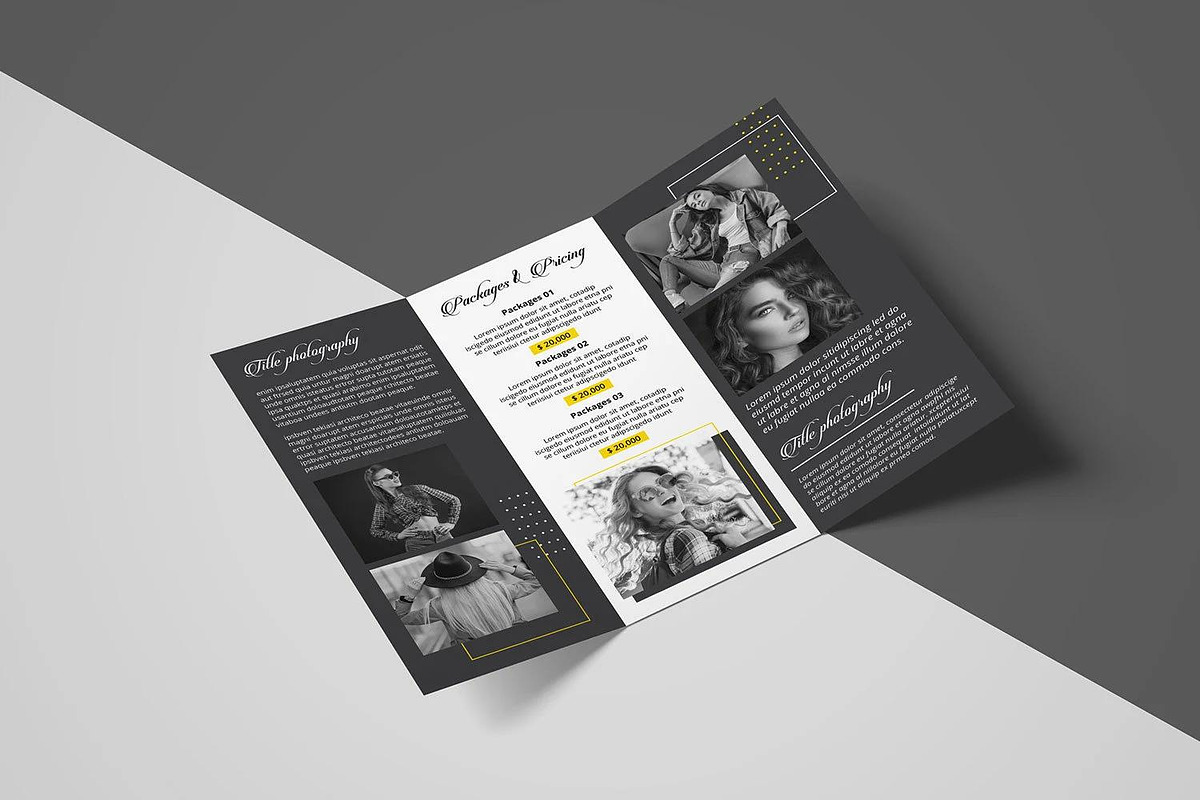Photography Trifold Brochure, a Brochure Template by Template Shop (Photo 3 of 4)