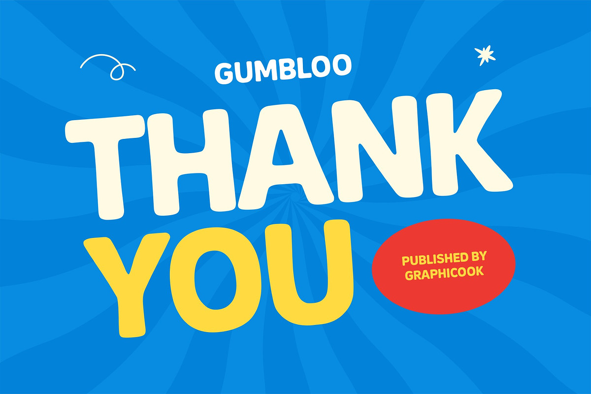 Gumbloo, a Sans Serif Font by graphicook (Photo 10 of 10)