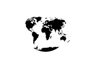 World Map Globe Vector Icon Bundle, an Illustration by Designs_River (Thumbnail 17 of 51)