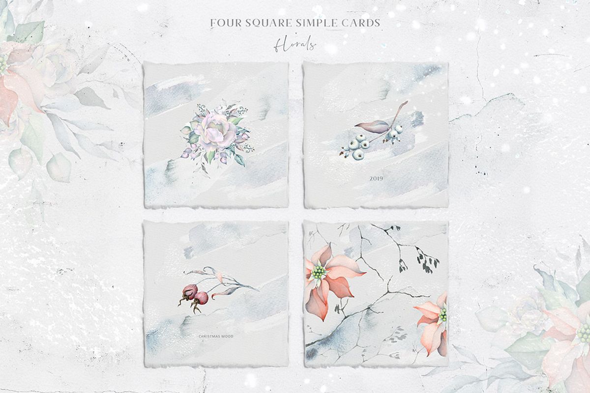 Winter Watercolors&Alphabets, a Decorative Illustration by Eva Katerina (Photo 10 of 23)