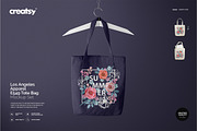 Los Angeles Apparel Tote Bag Mockup, a Merchandise Mockup by creatsy5 (Thumbnail 1 of 11)