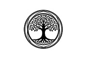 Tree of Life Circle Frame Bundle, an Illustration by Gaye Art (Thumbnail 13 of 51)