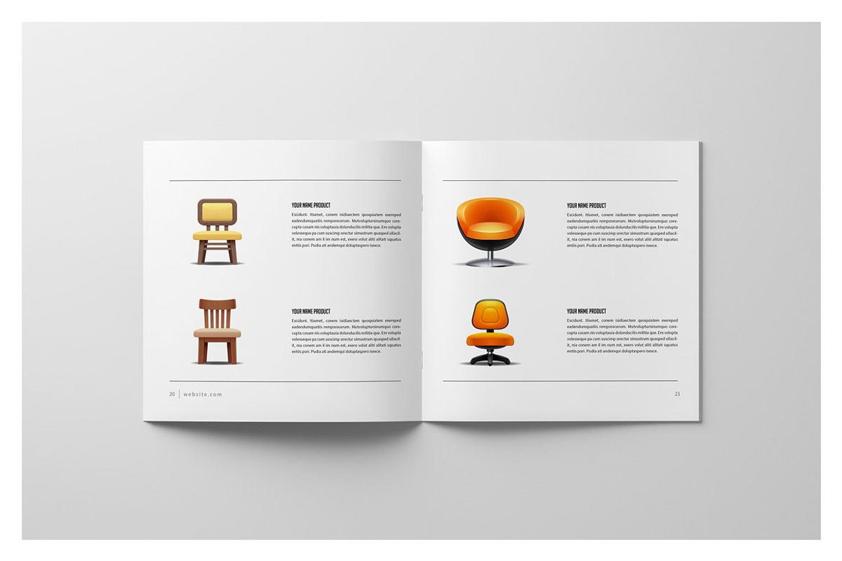 PSD - Square Interior Brochure, a Brochure Template by adekfotografia (Photo 12 of 15)