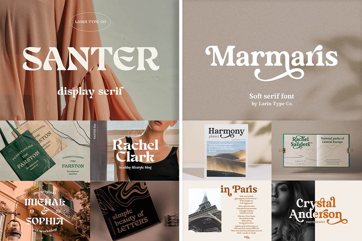 Elegant Serif Font Bundle, a Serif Font by Larin Type Co. (Photo 12 of 15)