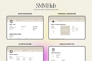 Notion SMM Hub For Freelancer