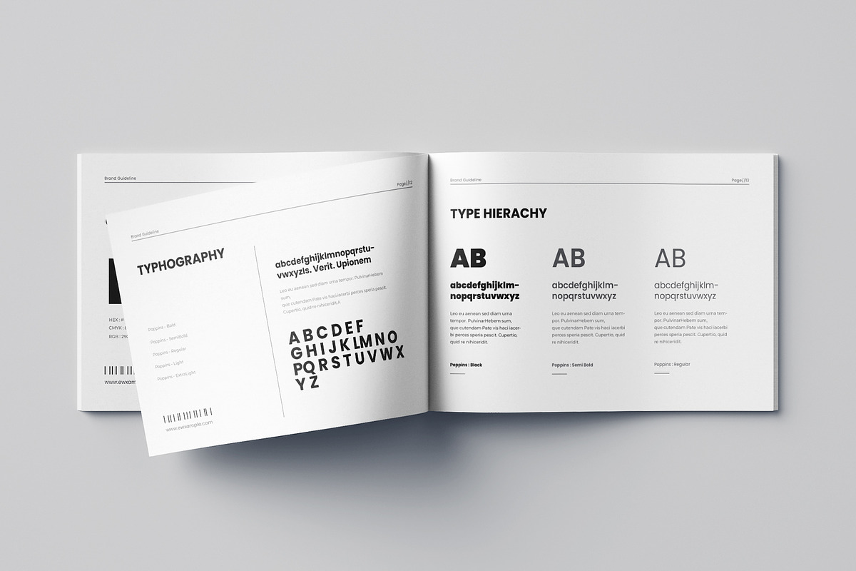 Brand Guidelines | Canva & word, a Brochure Template by HiveArts (Photo 7 of 13)