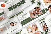 Massages and Spa Center PowerPoint, a Presentation Template by Digitcase x Wealthwells (Thumbnail 1 of 3)