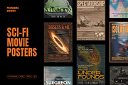 Sci-Fi Movie Posters, a Poster Template by pixelbuddha.net (Thumbnail 1 of 7)