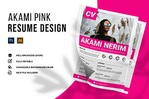 Akami Pink CV & Resume