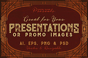 SALE Art Deco Toolkit, a Background Graphic by Cruzine (Thumbnail 86 of 111)