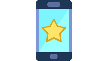 Smartphone Flat Icon, an Icon by Pexelpy