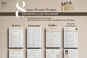 SALE! Resume Template Bundle