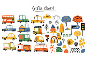 Cars Collection, Vector Clipart, an Illustration by Sumacj (Thumbnail 2 of 9)