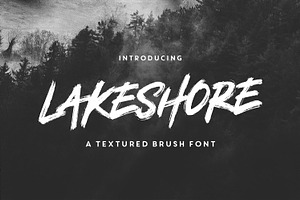 Lakeshore Brush Font