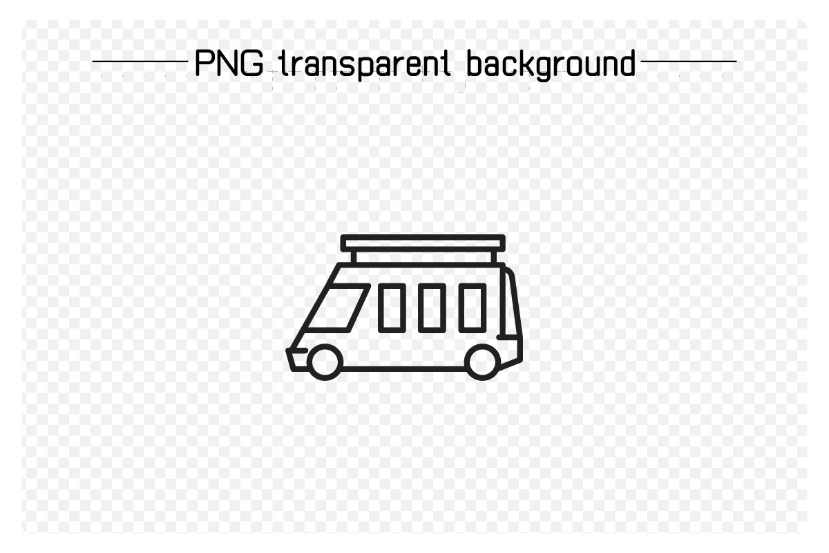 Car and Vehicle Line Icons Bundle, a Transportation Illustration by Designfour (Photo 4 of 8)