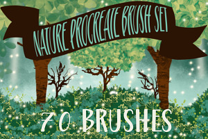 Nature Procreate 70 Brushes