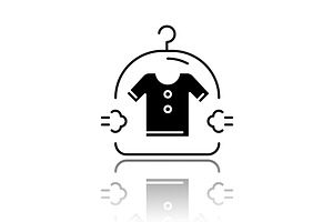 Dry Cleaning Service Glyph Icon