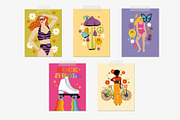 RETRO VIBES Graphics Bundle, a Person Illustration by Katerina Osa (Thumbnail 16 of 23)