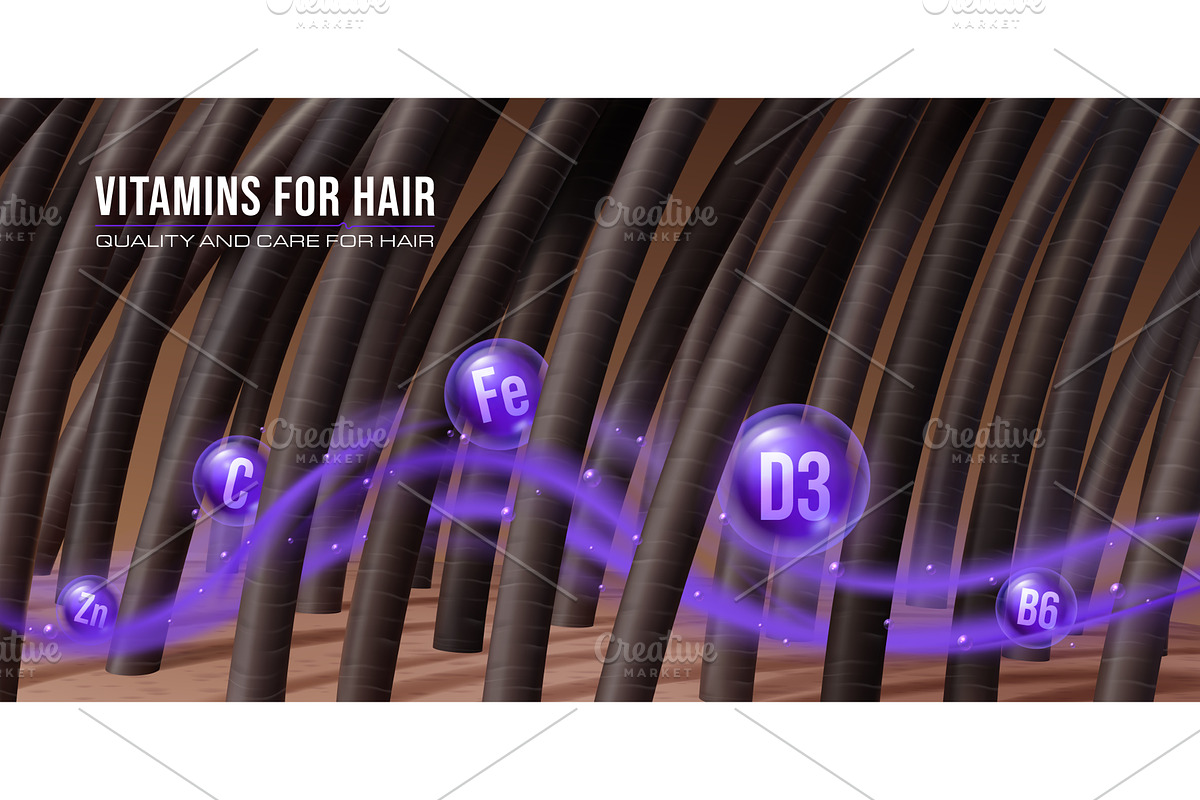 Scalp hair nourish control, a Healthcare Illustration by Buch&Bee