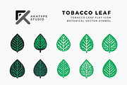 Tobacco Leaf Icon Vector, an Icon by Akatype Studio (Thumbnail 1 of 3)