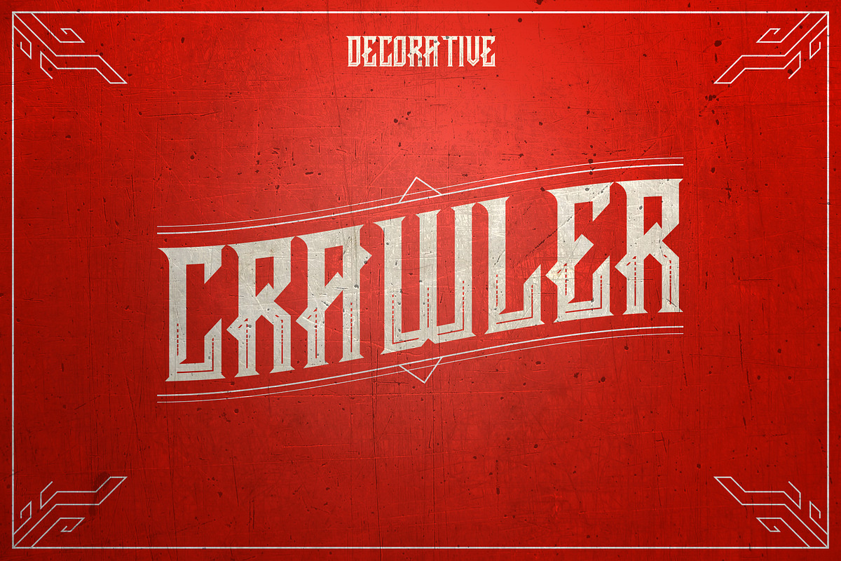 GRVS - Crawler Font preview 3