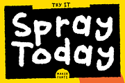 Spraycan Handmade Font, a Handwritten Font by Maker Fonts (Thumbnail 12 of 13)