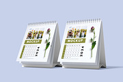 Desk Calendar Mockup, a Poster Template by safrizalstudio (Thumbnail 4 of 5)