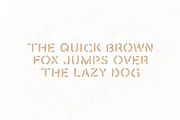 Sergeant - Hand Drawn Stencil Font, a Font by James Lafuente (Thumbnail 3 of 4)