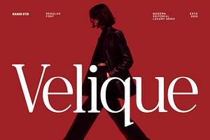 Velique Modern Editorial Serif Font, a Serif Font by Rasio Studio