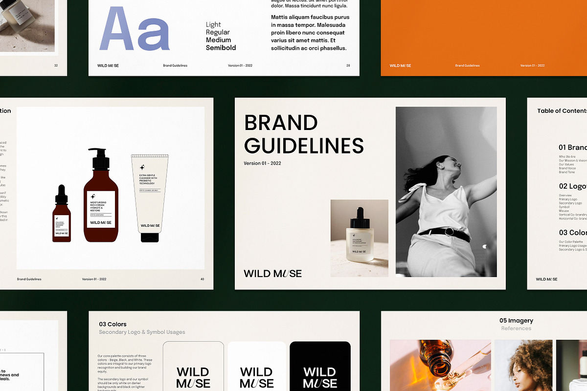 WILD MUSE / Brand Guidelines, a Brochure Template by Studio Dara (Photo 15 of 23)