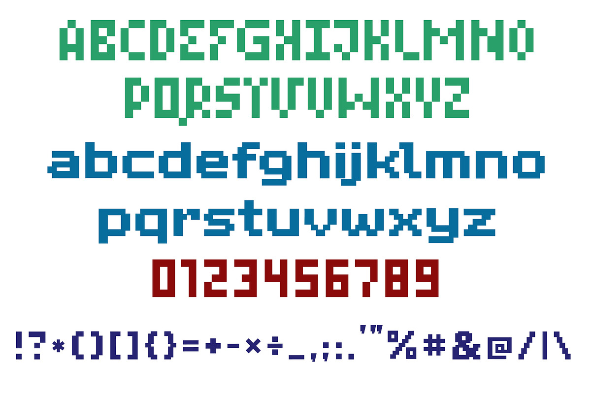 Voxel - Classic Arcade Gaming Font, a Blackletter Font by OWPictures (Photo 9 of 10)