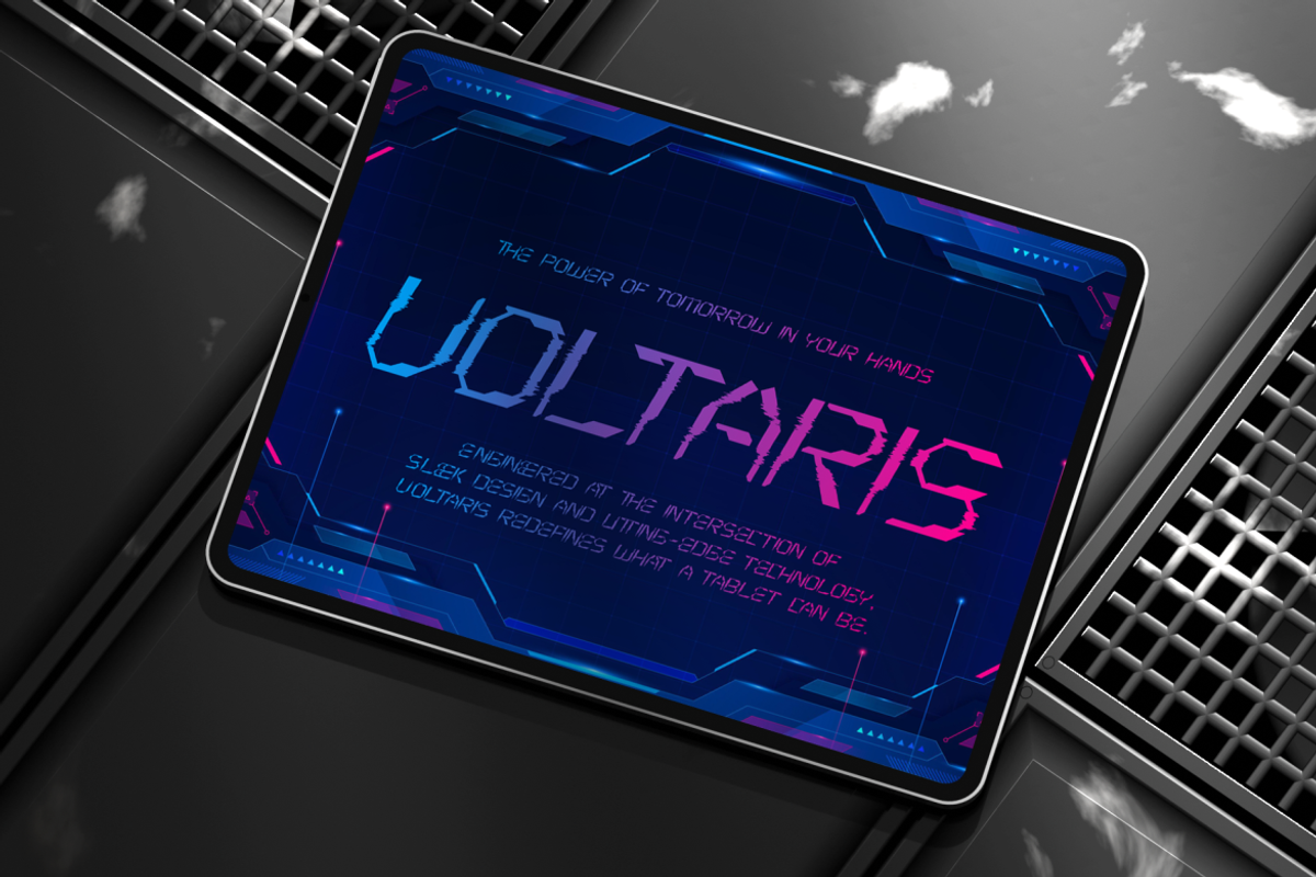 Pulse Display – Sci-Fi Techno Font, a Font by PutraCetol Studio (Photo 4 of 5)