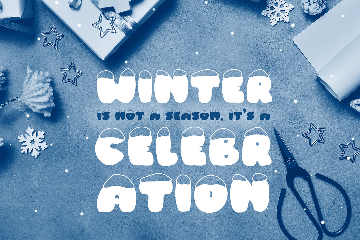 Frosty Joy Hand Drawn Display Font preview 5