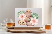 Watercolor Spa Clipart Bundle., an Illustration by SVGArt (Thumbnail 3 of 9)