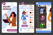 Techie Design Kit | Figma Canva, a Social Media Template by Aurielaki Stock Images (Thumbnail 3 of 5)