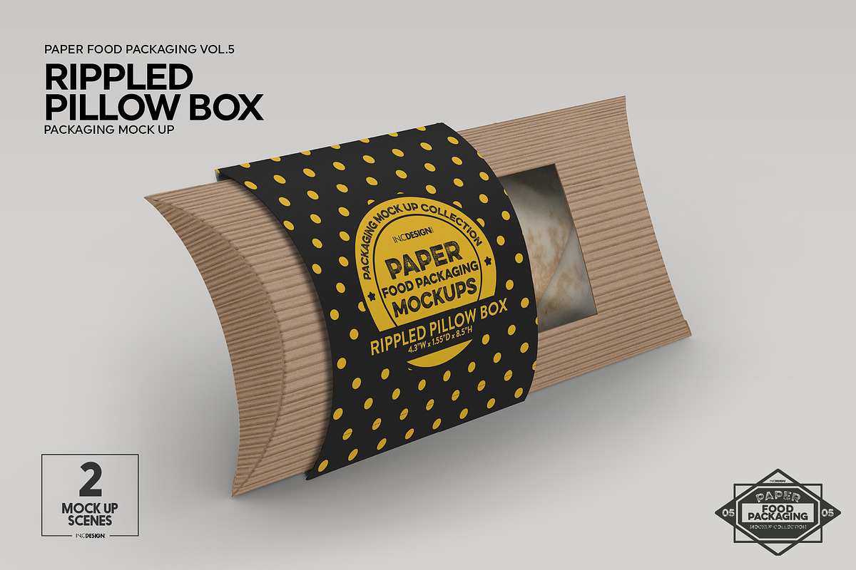VOL.5: Food Box Packaging Mockups, a Packaging Mockup by INCDesign (Photo 13 of 21)